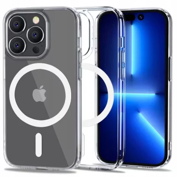 Etui Flexair Hybrid MagSafe für Apple iPhone 14 Pro Clear