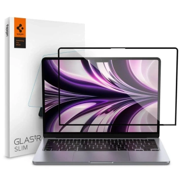 Szkło Hartowane Spigen Glass FC do Apple MacBook Air 13 2022 Black