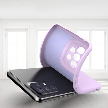 Silikonkautschuk-Hülle Icon für Samsung Galaxy A53 5G Violett