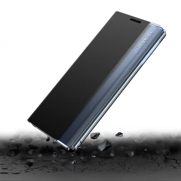 Neues Sleep Case für Samsung Galaxy S23 Hülle mit Klappständer schwarz