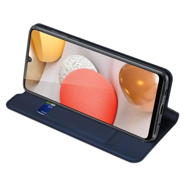 DUX DUCIS Skin Pro Holster Cover mit Flip Cover für Samsung Galaxy A42 5G blau