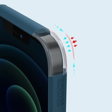 Nillkin Super Frosted Shield gehärtete Hülle für iPhone 12 Pro Max schwarz