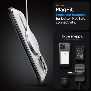 Etui Spigen Ultra Hybrid Mag MagSafe für Apple iPhone 16 Pro Max Frost Clear