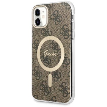 Etui Guess GUHMN61H4STW für iPhone 11 6,1" Hardcase 4G MagSafe
