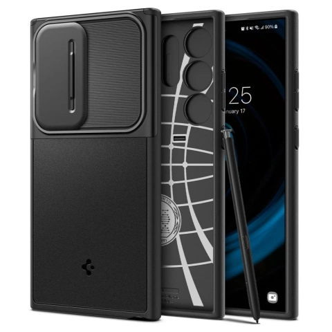Etui Spigen Optik Armor do Samsung Galaxy S24 Ultra Black