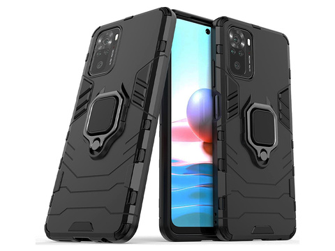 Etui Alogy Stand Ring Armor für Xiaomi Redmi Note 10/10s schwarz