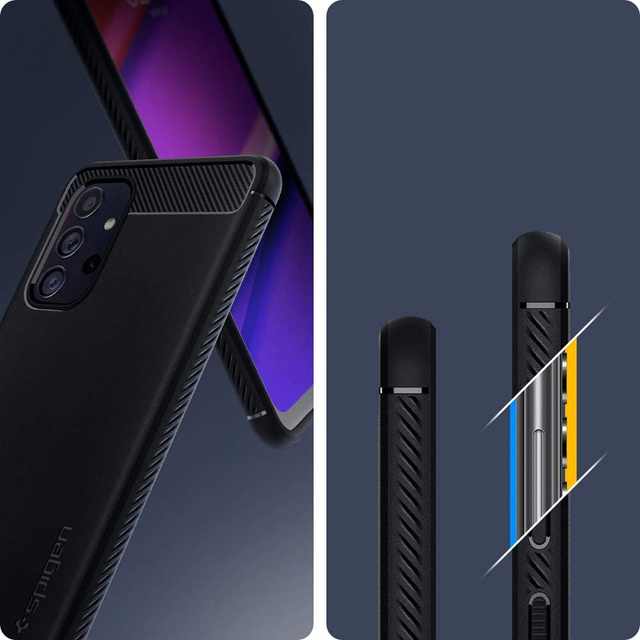 Etui Spigen Rugged Armor do Samsung Galaxy A32 5G Matte Black