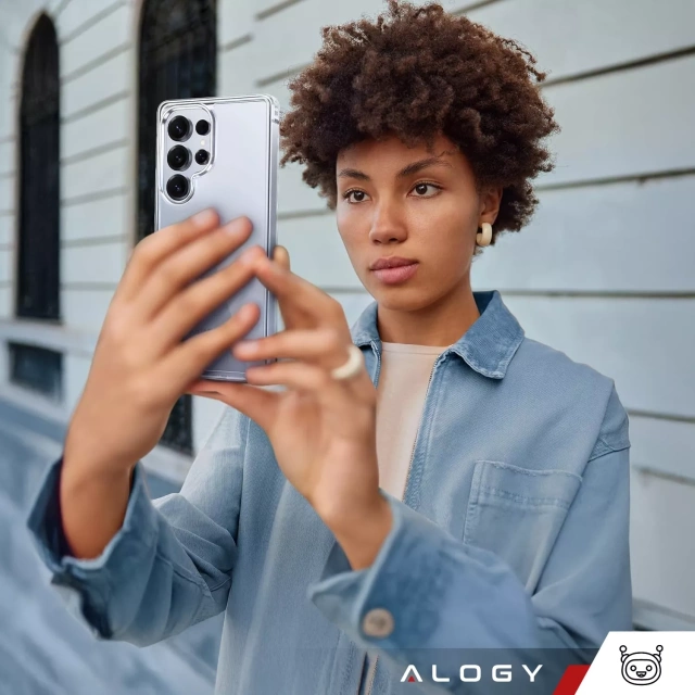 Etui do Samsung Galaxy S25 Ultra obudowa ochronna na telefon Alogy HybridShield™️ Case Przezroczyste