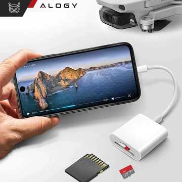 Alogy SD-Micro-Kartenleser für iPhone iPad Lightning-Adapter