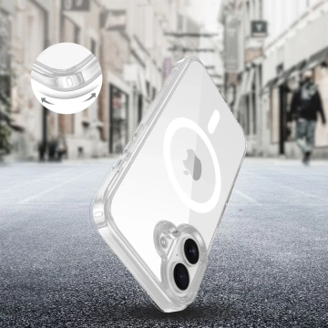 Etui Tech-Protect Flexair Hybrid MagSafe iPhone 16 Przezroczysty