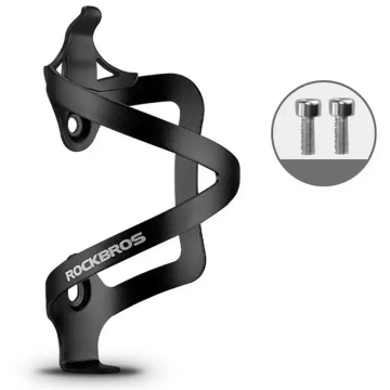 Uchwyt rowerowy koszyk na bidon aluminiowy na butelkę Rockbros 2017-11BBK