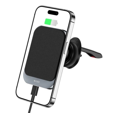 Uchwyt samochodowy indukcyjny MM15W-V2 Magnetic MagSafe Vent Car Mount Wireless Charger 15W BLACK do kratki Czarny