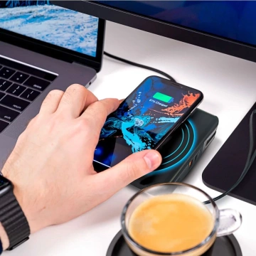 POWERBANK Forcell 5in1 10000mAh PD QC Kabelloses Reiseladegerät