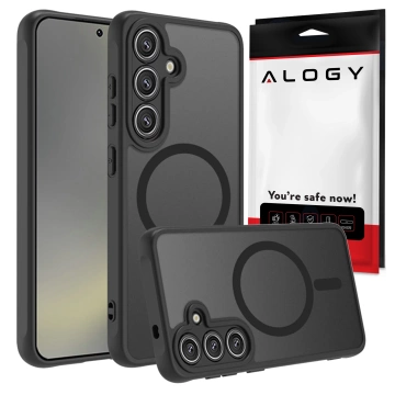 Hülle für Apple iPhone 16 Pro Max Alogy Anti-Shock Hybrid Case für MagSafe Transparent
