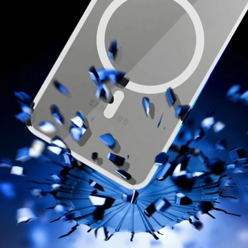 Etui für Samsung Galaxy S25 3mk Clear MagCase MagSafe Transparent