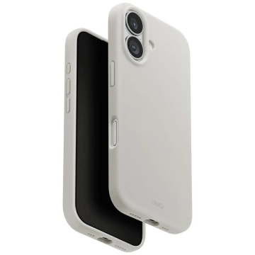Etui Ochronne do iPhone 17 UNIQ Lino Magclick Light Grey