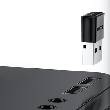 Baseus 7-in-1 USB 5.0 Empfänger Bluetooth 20m für PC Schwarz
