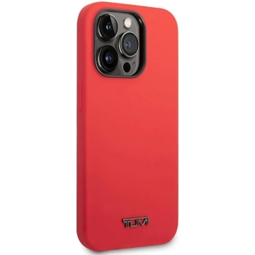 Tumi Liquid Silicone Hardcase für iPhone 14 Pro Max rot/rot