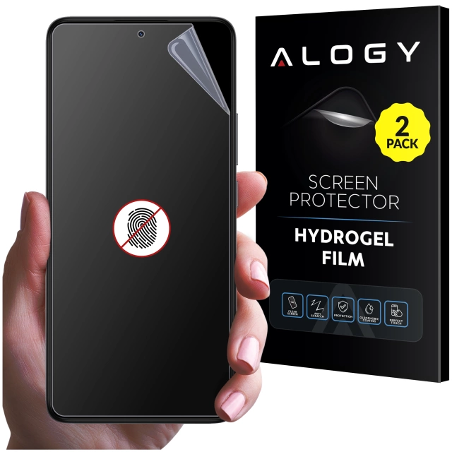 2x Folia "MATOWA" do Xiaomi Note 14 4G/5G Hydrożelowa Alogy HydroSkin Matte Pro™ na ekran do etui "BEZ ODCISKU PALCÓW"