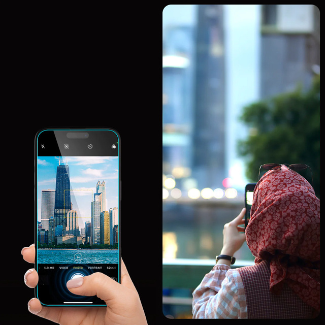 2x Szkło hartowane do iPhone 15 Pro Max Spigen Glas.TR "EZ FIT" Clear