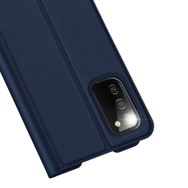 DUX DUCIS Skin Pro kabura etui pokrowiec z klapką Samsung Galaxy A02s EU niebieski