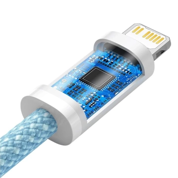 Baseus Dynamic Kabel USB Typ C - Lightning Power Delivery 20W 1m Niebieski (CALD000003)