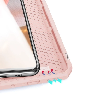 DUX DUCIS Skin X Holster Cover mit Flip Cover für Samsung Galaxy A72 4G rosa