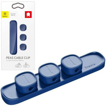 Baseus Peas Kabelorganizer, magnetisch (blau)