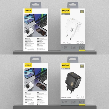 Ładowarka sieciowa Dudao A28 GaN 45W USB-C | Szybka, Kompaktowa, Uniwersalna
