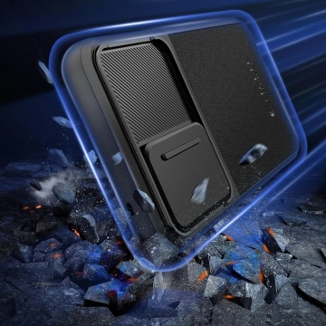 Etui Velar Cam für Samsung Galaxy A55 5G Schwarz