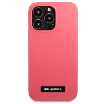 Karl Lagerfeld KLHCP13XSLMP1PI iPhone 13 Pro Max 6,7" Hardcase fuksja/fuchsia Silikonplakette