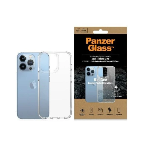 Etui PanzerGlass HardCase für iPhone 13 Pro 6,1" Antibakteriell Militärqualität klar 0323