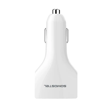 Somostel SMS-A66 Quick Charge QC 3.0 3A 4X USB Autoladegerät Weiß