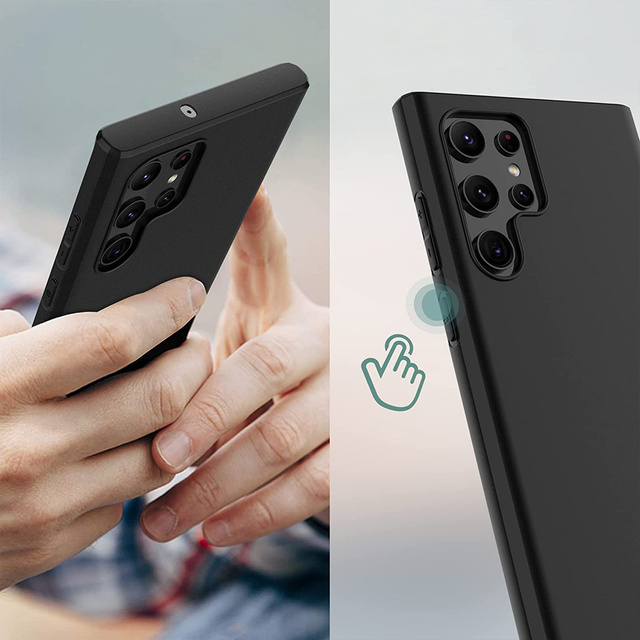 Odporne Etui obudowa 3mk Matt Case do Samsung Galaxy S22 Ultra Black