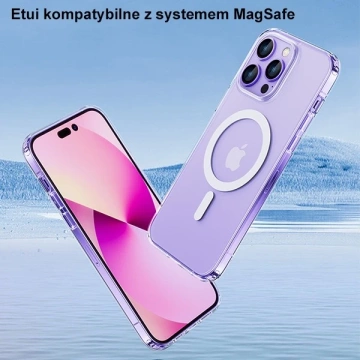 Etui USAMS Ice Magnet do iPhone 14 Plus 6,7"  IP14MBC01 (US-BH801) transparent