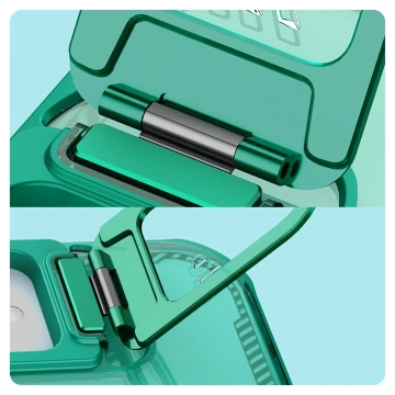 iPhone 16e Hülle Nillkin Iceblade MagSafe Stand Grün