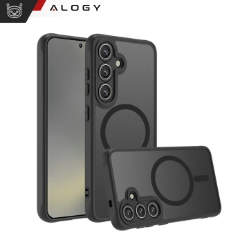Hülle für Apple iPhone 16 Pro Max Alogy Anti-Shock Hybrid Case für MagSafe Transparent