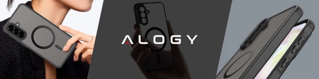 Etui do Samsung Galaxy A36 5G obudowa ochronna na telefon Alogy Matte HybridShield™️ Case Matowe Czarne