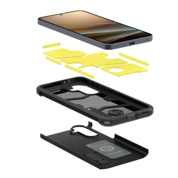 Schutzhülle für Samsung Galaxy A36 5G Spigen Tough Armor Schwarz