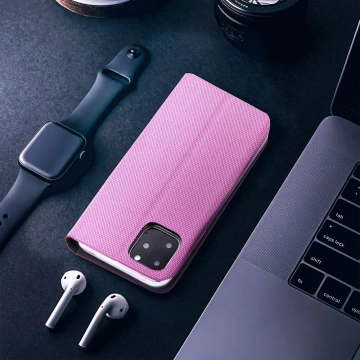 SENSITIVE Book Case für SAMSUNG S25 Edge Pink Stand 360 CASE