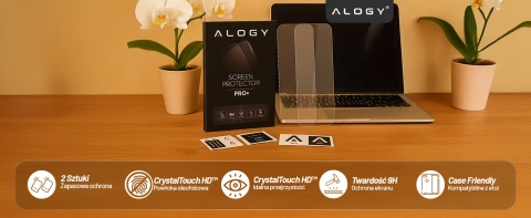 Gehärtetes Glas für Apple iPhone 16 Displayschutzfolie 9H Alogy Heavy Pro™️