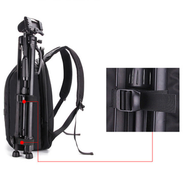 Plecak fotograficzny wodoodporny pokrowiec na aparat, sprzęt fotograficzny, laptop 15.6 duży 44x30x19 Czarno-czerwony 