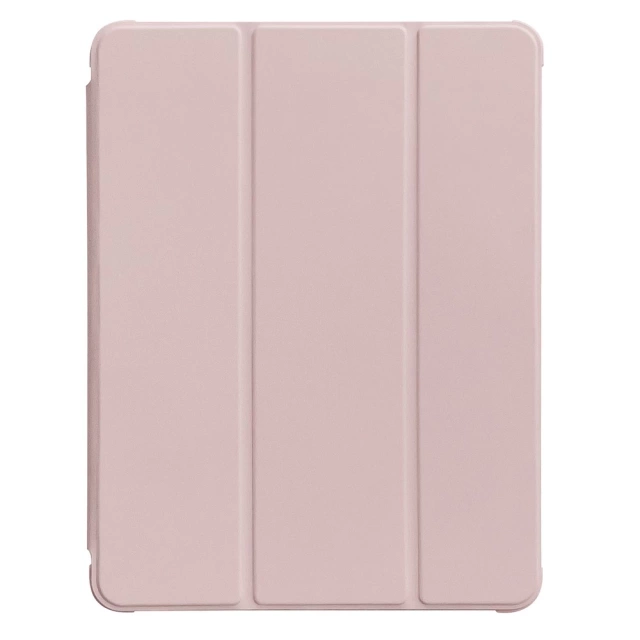 Stand Tablet Case etui Smart Cover pokrowiec na iPad Pro 12.9 2020 / 2021 / 2022 / iPad Air 13 2024 z funkcją podstawki różowy