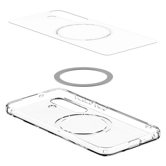 Etui do Samsung Galaxy S25 Spigen Ultra Hybrid Mag MagFit Case Obudowa Przezroczyste