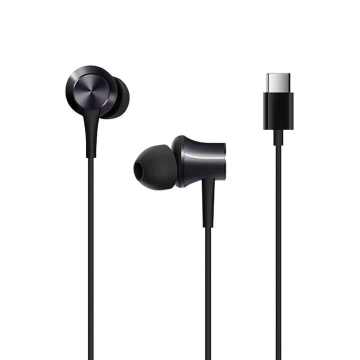 XIAOMI Original kabelgebundene Kopfhörer Typ C mit Mikrofon schwarz In-Ear