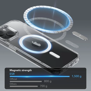 Etui ESR CH Halolock Magsafe für Apple iPhone 15 Clear