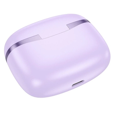 Hoco EQ10 TWS Lila Bluetooth 5.3 Kopfhörer-Ladeetui
