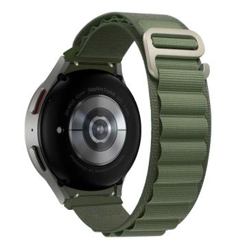 NYLON PRO SAMSUNG GALAXY UHR 4 / 5 / 5 PRO (40 / 42 / 44 / 45 / 46 MM) MILITÄRGRÜN