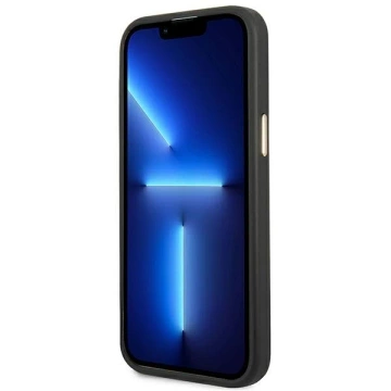 Etui Guess GUHCP14XHG4SHK do Apple iPhone 14 Pro Max 6,7" czarny/black hard case 4G Vintage Gold Logo