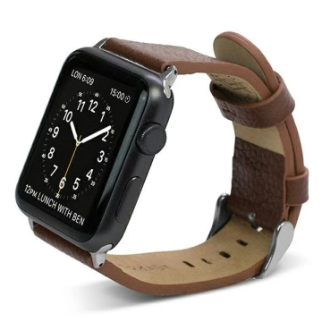 Pasek do smartwatcha X-Doria Lux do Apple Watch 38/40/41mm brązowy/brown 23820